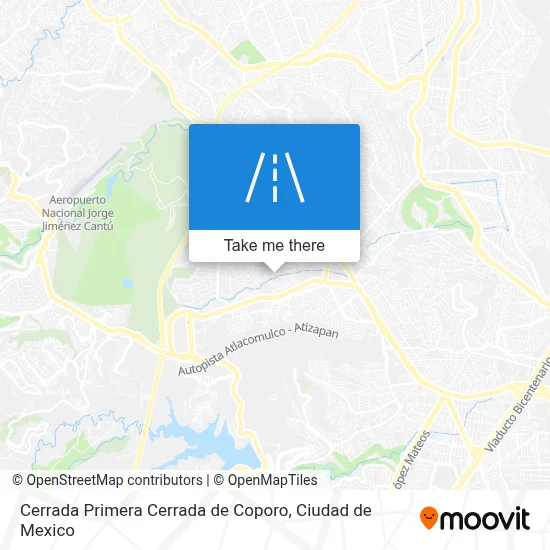 Cerrada Primera Cerrada de Coporo map