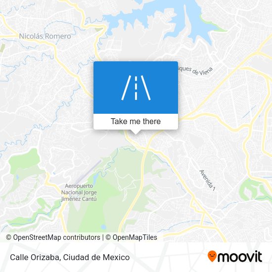 Calle Orizaba map