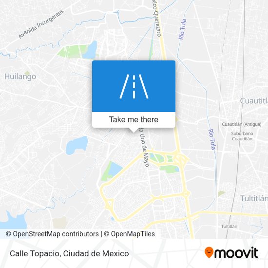 Calle Topacio map