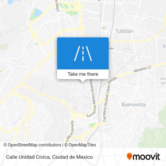 Calle Unidad Cívica map