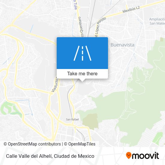 Mapa de Calle Valle del Alhelí