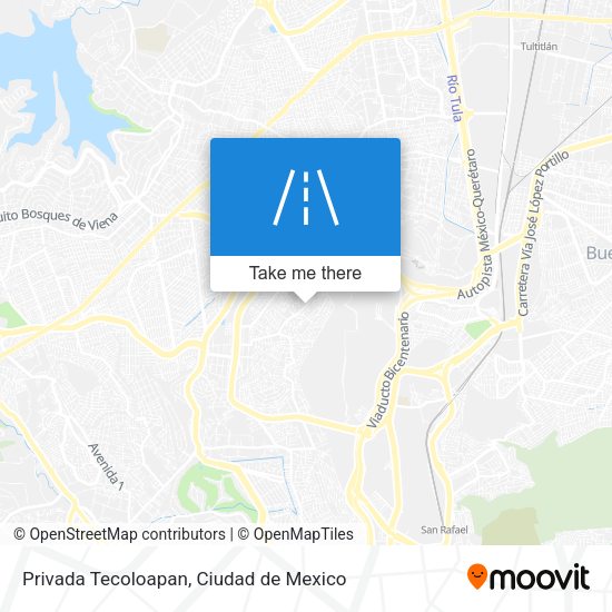 Mapa de Privada Tecoloapan