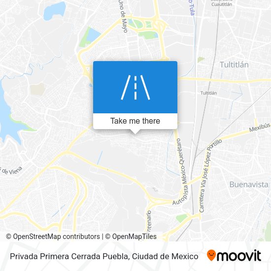 Privada Primera Cerrada Puebla map