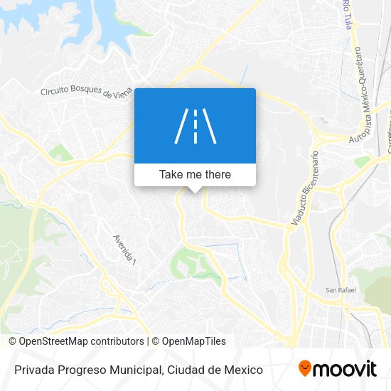 Mapa de Privada Progreso Municipal