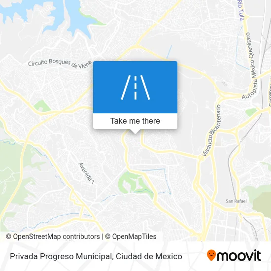 Privada Progreso Municipal map