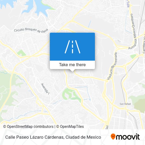 Calle Paseo Lázaro Cárdenas map