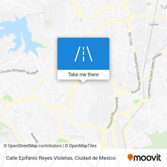 Calle Epifanio Reyes Violetas map