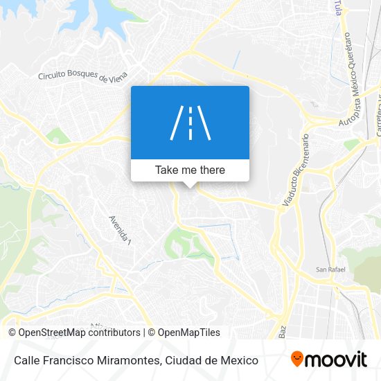 Mapa de Calle Francisco Miramontes