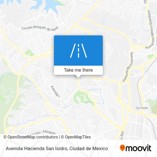 Avenida Hacienda San Isidro map