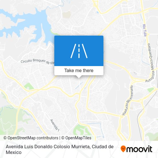 Avenida Luis Donaldo Colosio Murrieta map