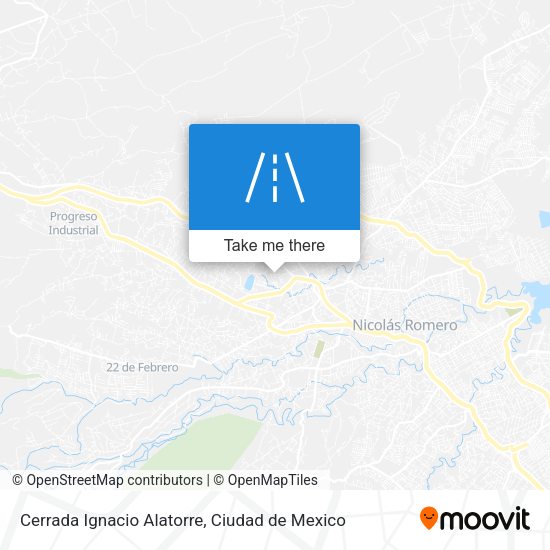 Cerrada Ignacio Alatorre map
