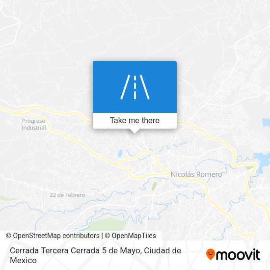 Cerrada Tercera Cerrada 5 de Mayo map