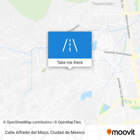 Calle Alfredo del Mazo map