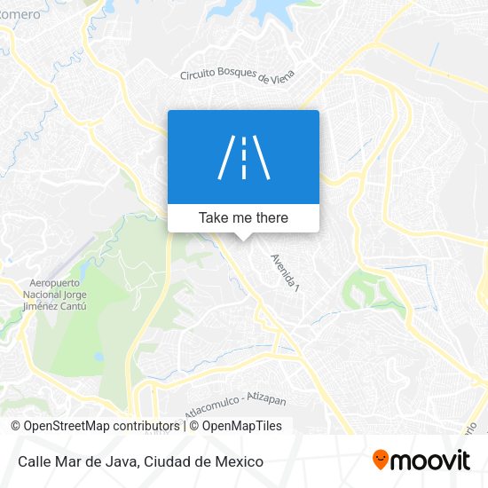 Calle Mar de Java map