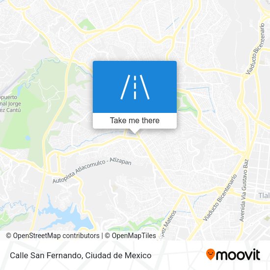 Calle San Fernando map