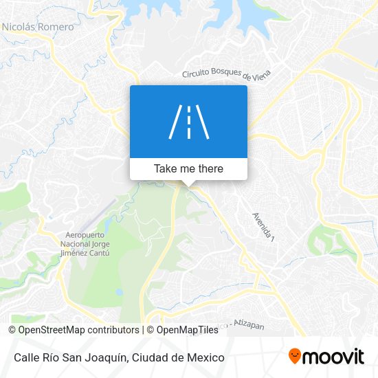 Calle Río San Joaquín map