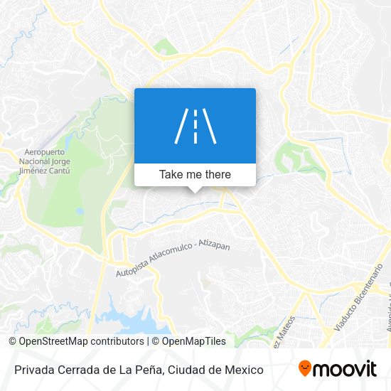 Privada Cerrada de La Peña map