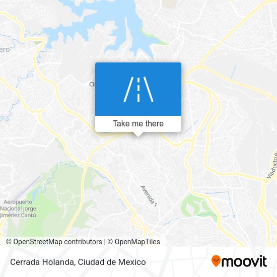 Cerrada Holanda map