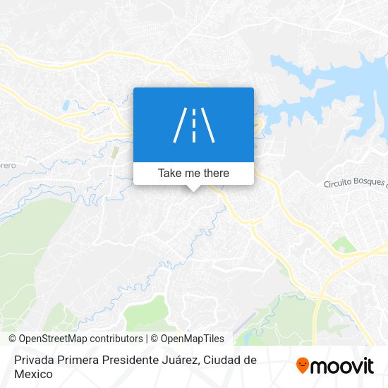 Mapa de Privada Primera Presidente Juárez