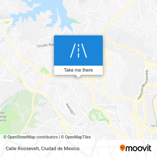 Calle Roosevelt map