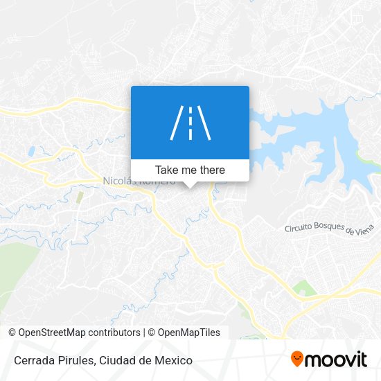 Mapa de Cerrada Pirules