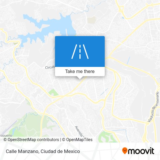 Mapa de Calle Manzano