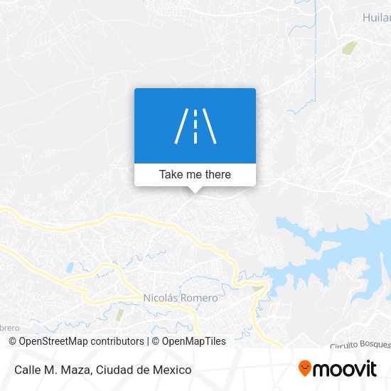 Calle M. Maza map