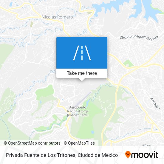 Privada Fuente de Los Tritones map