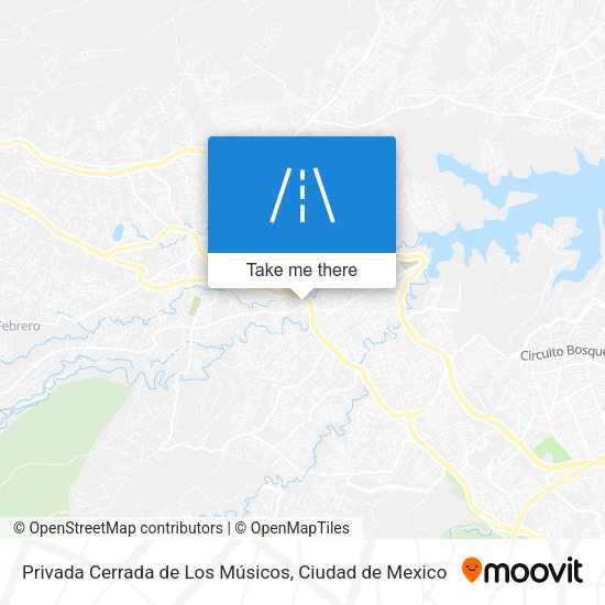 Privada Cerrada de Los Músicos map