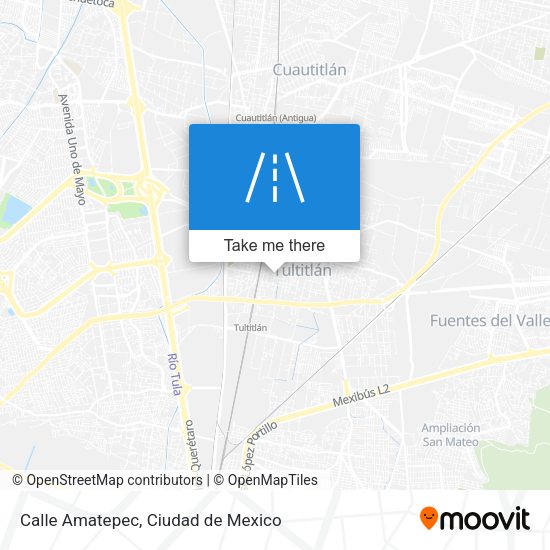 Mapa de Calle Amatepec