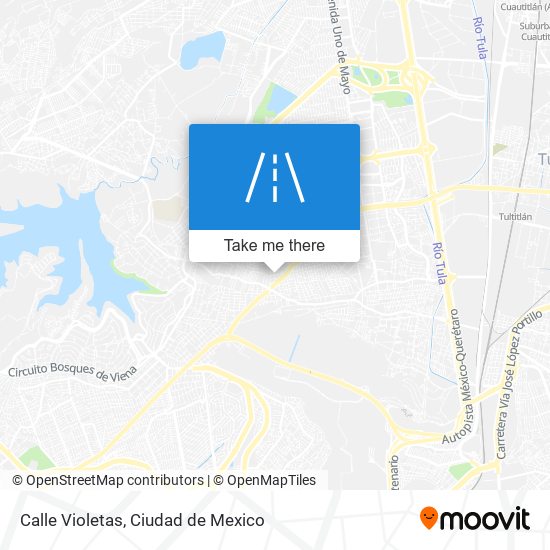 Calle Violetas map