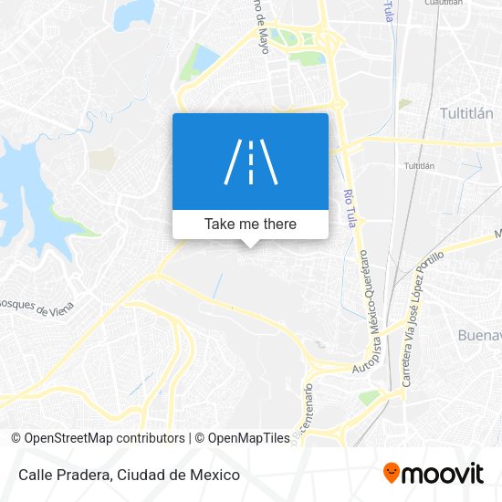 Calle Pradera map