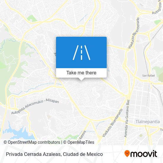 Mapa de Privada Cerrada Azaleas
