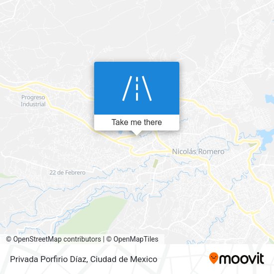 Mapa de Privada Porfirio Díaz