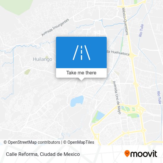 Calle Reforma map