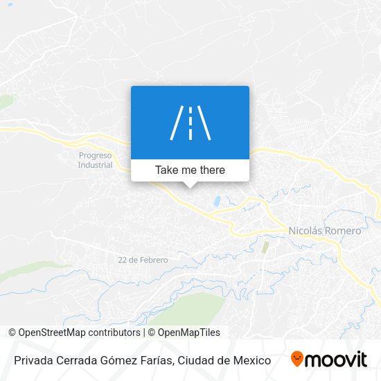 Privada Cerrada Gómez Farías map