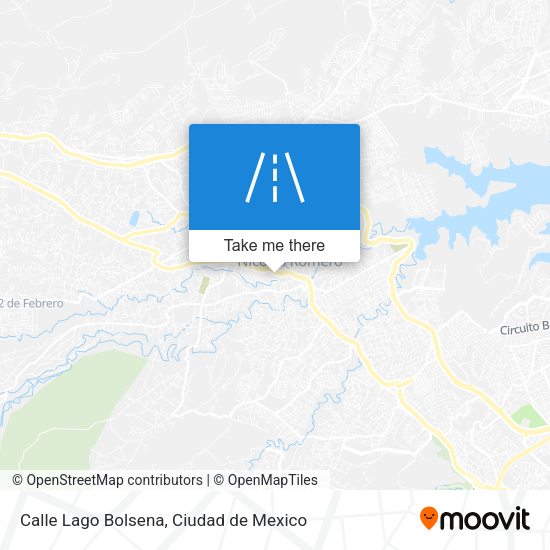 Calle Lago Bolsena map