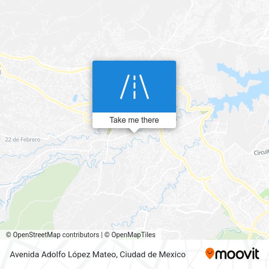 Avenida Adolfo López Mateo map