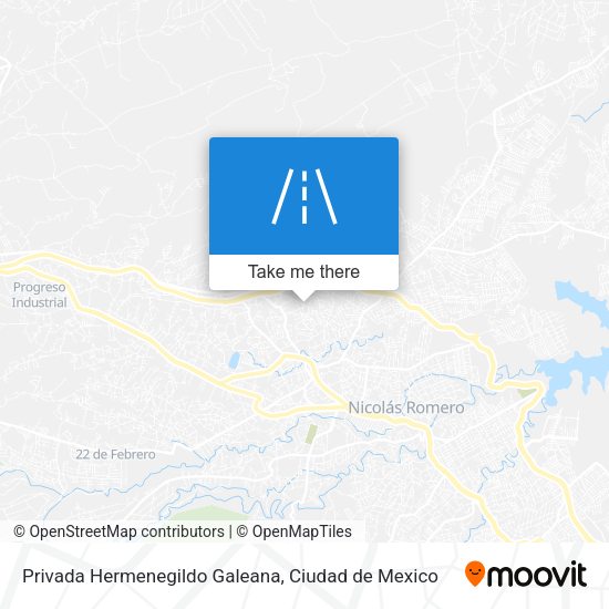Mapa de Privada Hermenegildo Galeana