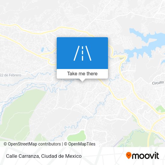 Mapa de Calle Carranza