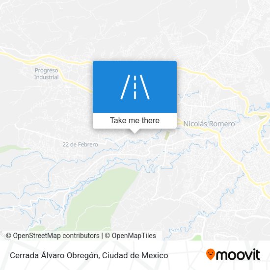 Cerrada Álvaro Obregón map