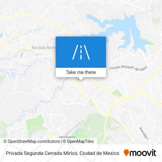 Privada Segunda Cerrada Mirlos map