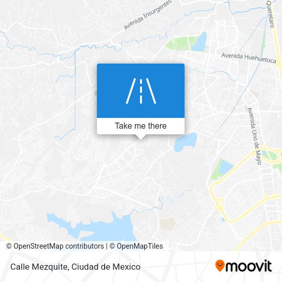 Mapa de Calle Mezquite