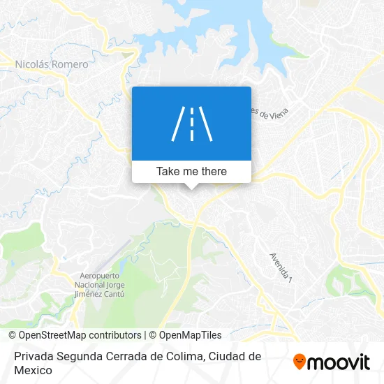 Privada Segunda Cerrada de Colima map