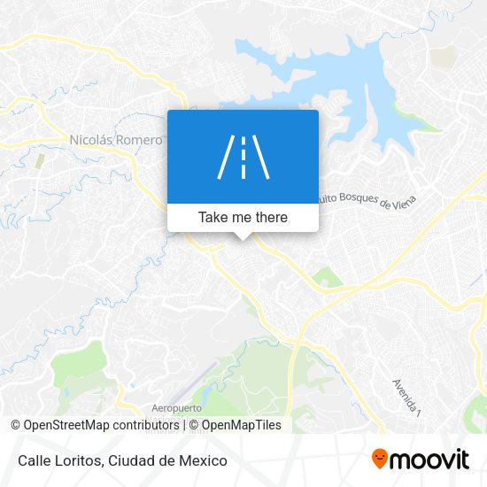 Calle Loritos map