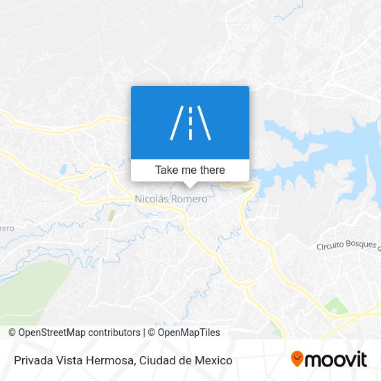 Privada Vista Hermosa map