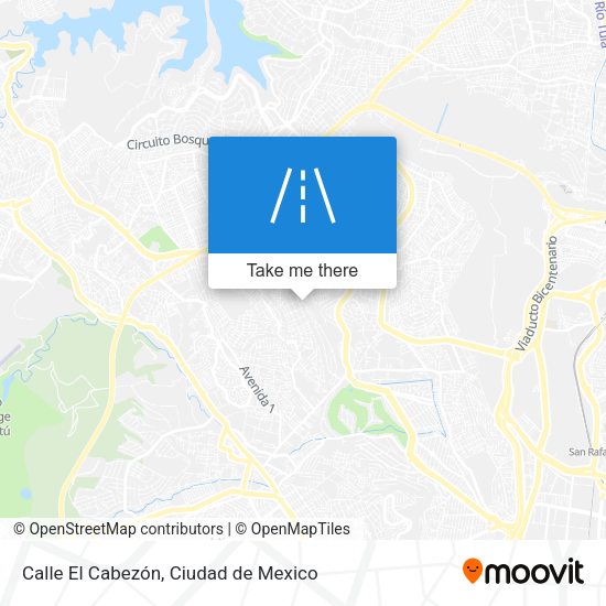Calle El Cabezón map