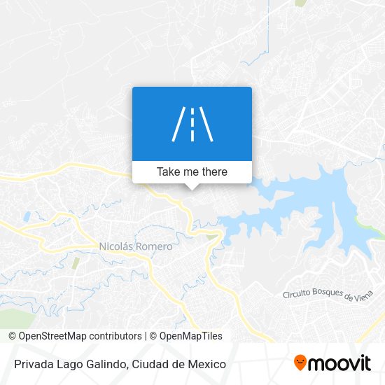 Privada Lago Galindo map
