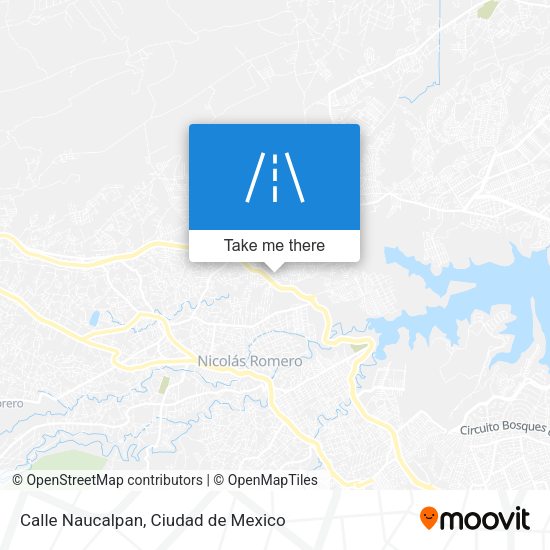 Calle Naucalpan map
