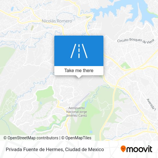 Privada Fuente de Hermes map